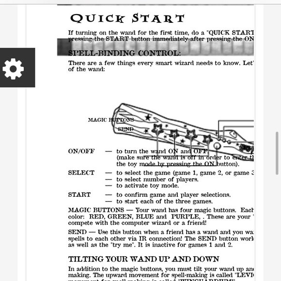 Tiger Harry Potter magic spell electronic wand game toy vintage - Picture 10 of 10